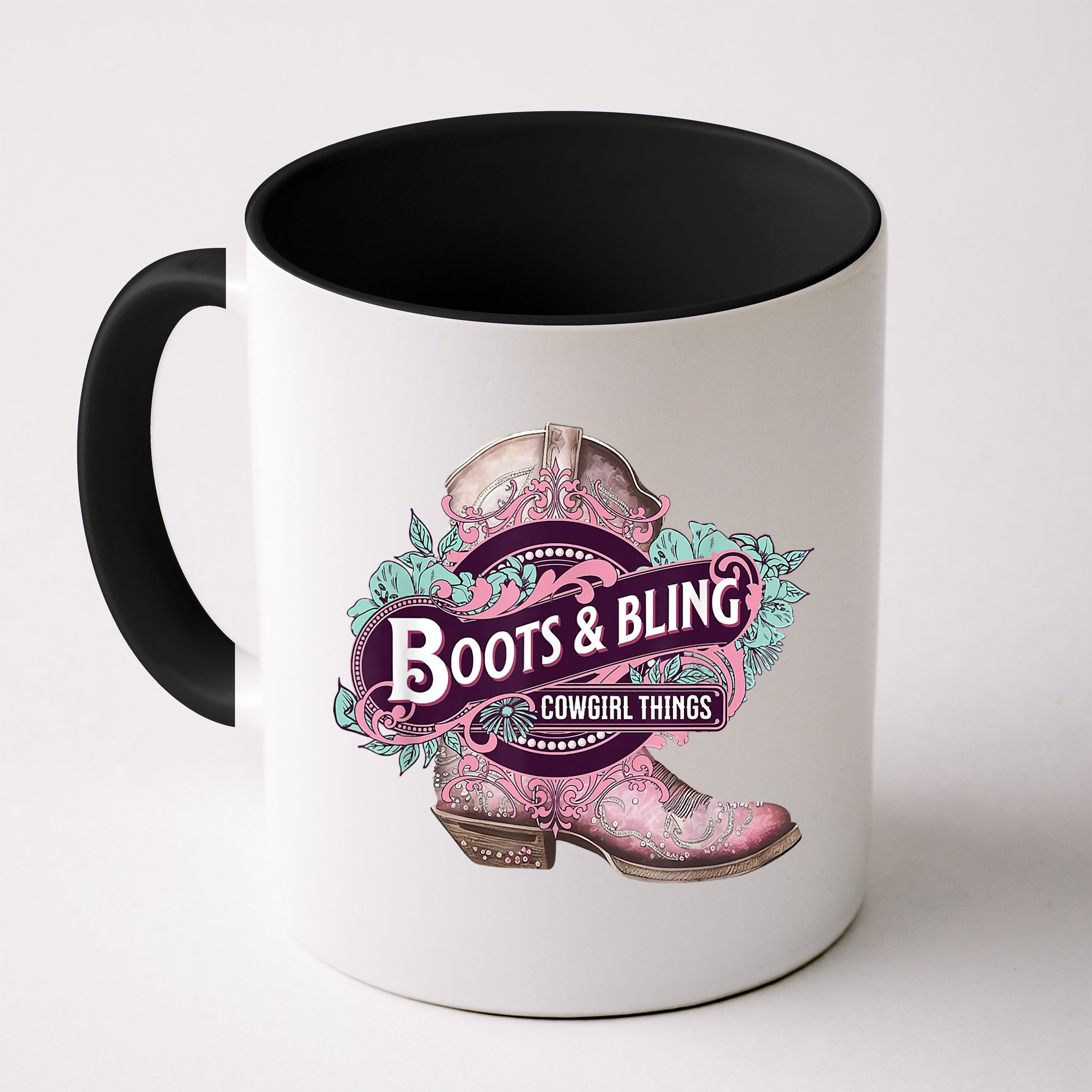 Boots & Bling Cowgirl Things Cute Western Country Rodeo Mug