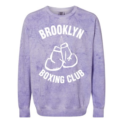 Brooklyn Boxing Club Hanging Gloves Gift Great Gift Colorblast Crewneck Sweatshirt