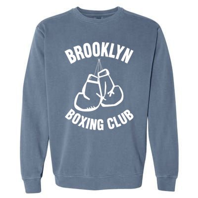 Brooklyn Boxing Club Hanging Gloves Gift Great Gift Garment-Dyed Sweatshirt