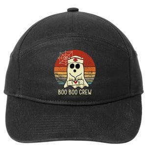 Boo Boo Crew Nurse Halloween Nurse Women Men 7-Panel Snapback Hat