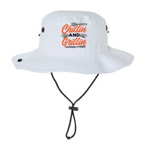 Bbq Barbeque Chillin And Grillin Funny Gift Legacy Cool Fit Booney Bucket Hat