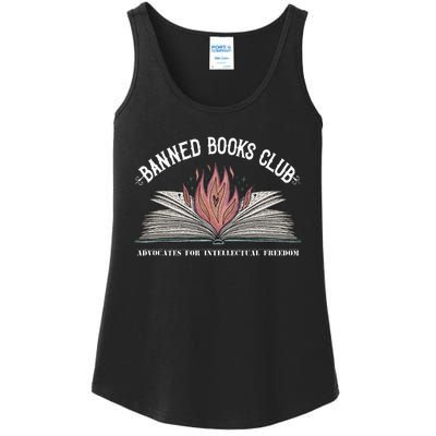 Banned Books Club Advocates For Intellectual Freedom Ladies Essential Tank