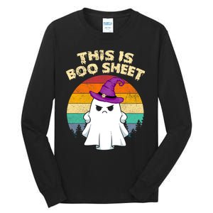 Boo Boo Crew Nurse Shirts Halloween Nurse Gift Tall Long Sleeve T-Shirt