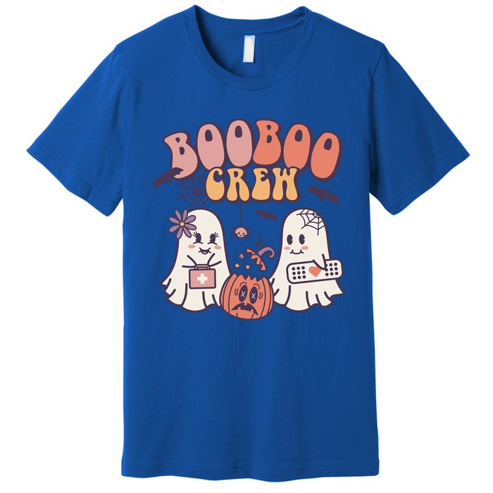 Boo Boo Crew Ghost Doctor Paramedic Emt Nurse Halloween Gift Premium T-Shirt