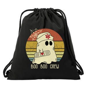 Boo Boo Crew Nurse Shirts Halloween Nurse Drawstring Bag