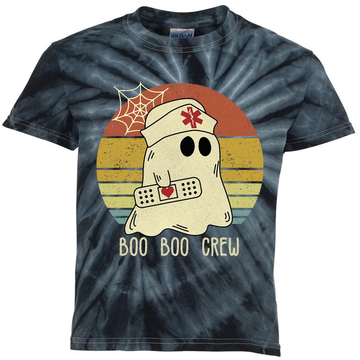 Boo Boo Crew Nurse Shirts Halloween Nurse Kids Tie-Dye T-Shirt