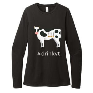 Beer Brew Cow Drinkvt Womens CVC Long Sleeve Shirt