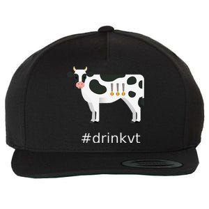 Beer Brew Cow Drinkvt Wool Snapback Cap