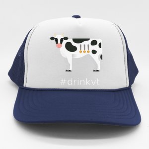 Beer Brew Cow Drinkvt Trucker Hat