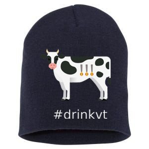 Beer Brew Cow Drinkvt Short Acrylic Beanie