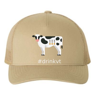 Beer Brew Cow Drinkvt Yupoong Adult 5-Panel Trucker Hat