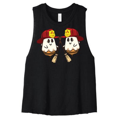 Boo Bees Couples Halloween Costume Funny Women's Racerback Cropped Tank