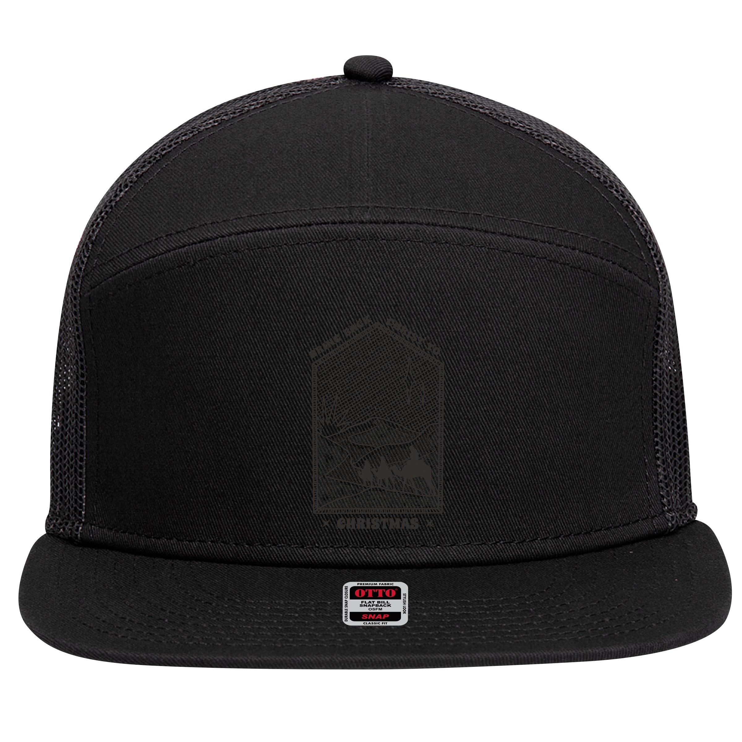 Bring Back Christ To Christmas 7 Panel Mesh Trucker Snapback Hat