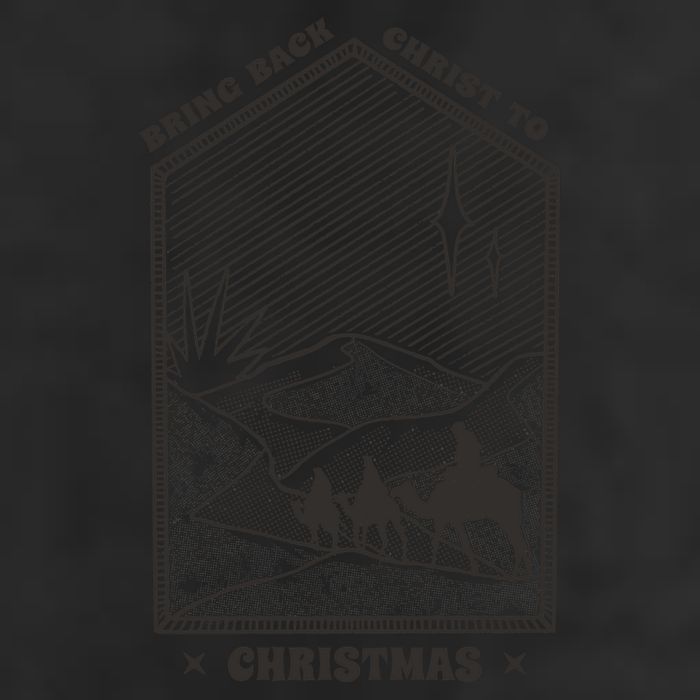 Bring Back Christ To Christmas 7 Panel Mesh Trucker Snapback Hat
