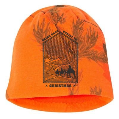 Bring Back Christ To Christmas Kati - Camo Knit Beanie