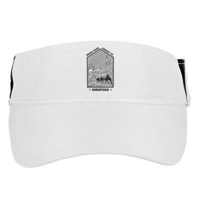 Bring Back Christ To Christmas Adult Drive Performance Visor