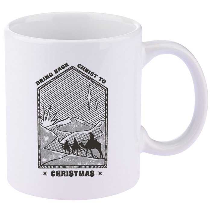 Bring Back Christ To Christmas 11oz C Handle Ceramic Mug