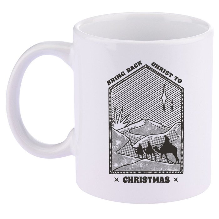Bring Back Christ To Christmas 11oz C Handle Ceramic Mug