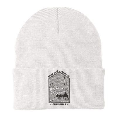 Bring Back Christ To Christmas Knit Cap Winter Beanie