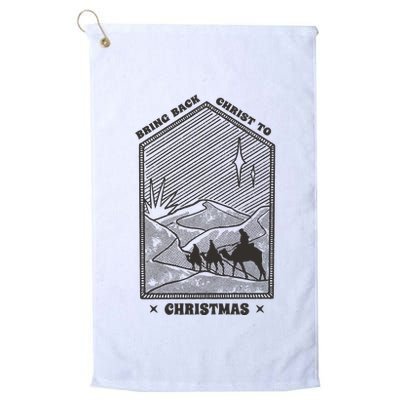 Bring Back Christ To Christmas Golf Towel