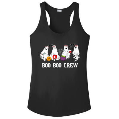 Boo Boo Crew Nurse Funny Ghost Halloween Nursing Ladies PosiCharge Competitor Racerback Tank