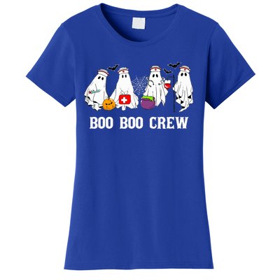 Boo Boo Crew Nurse Funny Ghost Halloween Nursing Women's T-Shirt