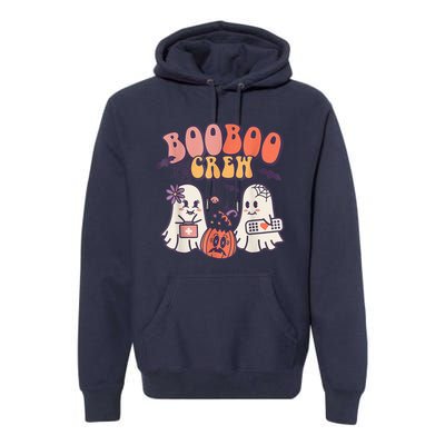 Boo Boo Crew Ghost Doctor Paramedic EMT Nurse Halloween Premium Hoodie