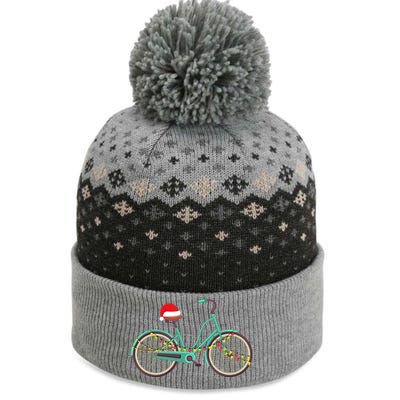 Bike Bicycle Christmas Santa Hat Xmas The Baniff Cuffed Pom Beanie