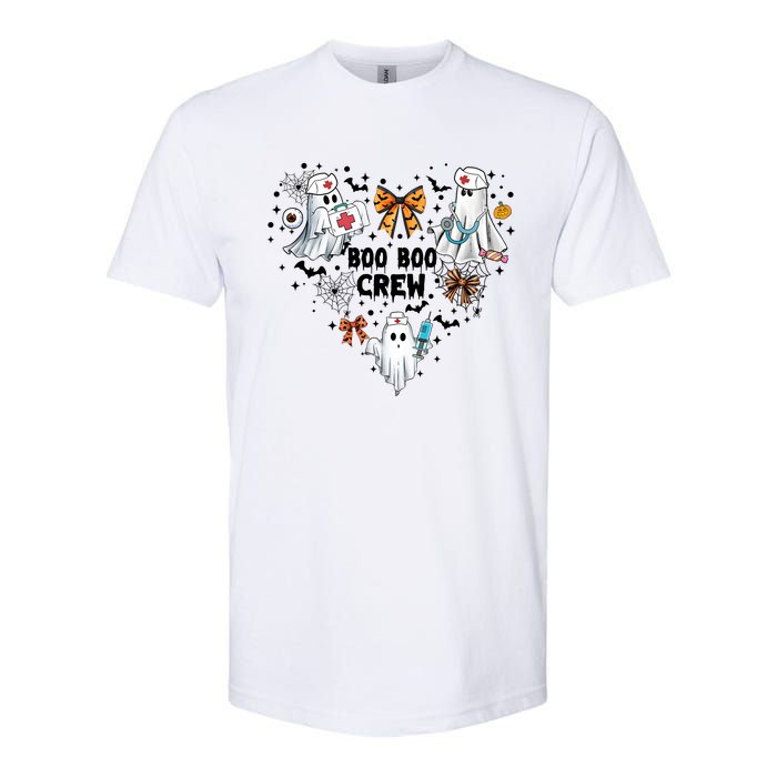 Boo Boo Crew Ghost Nurse Halloween Softstyle CVC T-Shirt