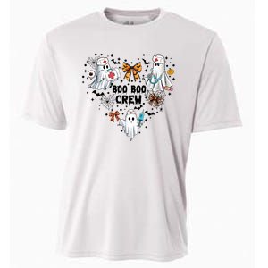 Boo Boo Crew Ghost Nurse Halloween Cooling Performance Crew T-Shirt