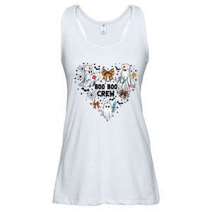 Boo Boo Crew Ghost Nurse Halloween Ladies Essential Flowy Tank