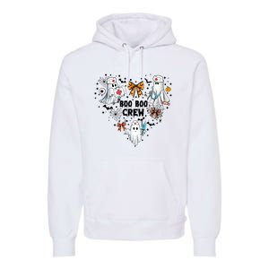 Boo Boo Crew Ghost Nurse Halloween Premium Hoodie