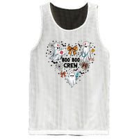 Boo Boo Crew Ghost Nurse Halloween Mesh Reversible Basketball Jersey Tank