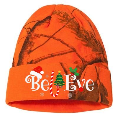 BEST BELIEVE CHRISTMAS PAJAMA EVER Xmas Family Funny Kati Licensed 12" Camo Beanie