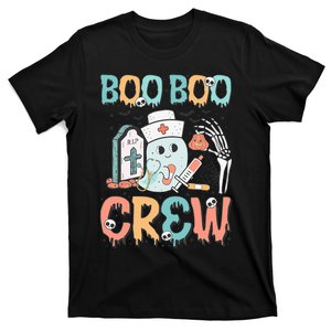 Boo Boo Crew Funny Nursing Ghost Nurse Halloween T-Shirt