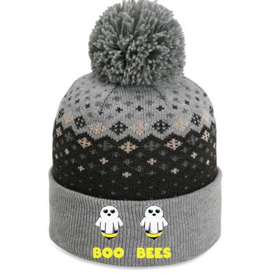 Boo Bees Couples Halloween Costume Gift The Baniff Cuffed Pom Beanie