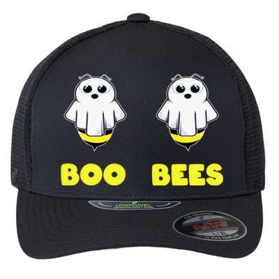 Boo Bees Couples Halloween Costume Gift Flexfit Unipanel Trucker Cap