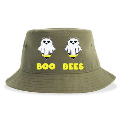 Boo Bees Couples Halloween Costume Gift Sustainable Bucket Hat