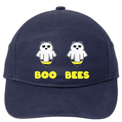 Boo Bees Couples Halloween Costume Gift 7-Panel Snapback Hat