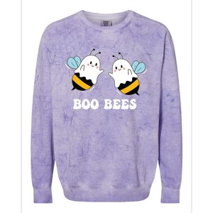 Boo Bees Couples Halloween Costume Funny Meaningful Gift Colorblast Crewneck Sweatshirt