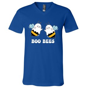 Boo Bees Couples Halloween Costume Funny Meaningful Gift V-Neck T-Shirt