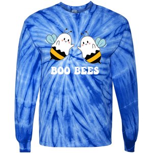 Boo Bees Couples Halloween Costume Funny Meaningful Gift Tie-Dye Long Sleeve Shirt