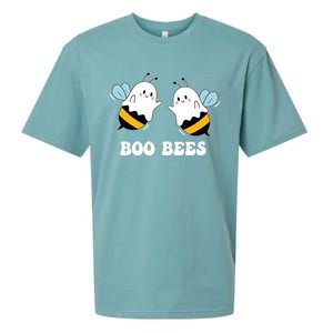 Boo Bees Couples Halloween Costume Funny Meaningful Gift Sueded Cloud Jersey T-Shirt