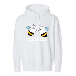 Boo Bees Couples Halloween Costume Funny Meaningful Gift Garment-Dyed Fleece Hoodie