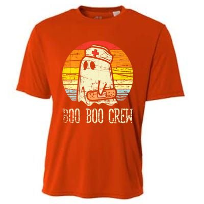 Boo Boo Crew Nurse Halloween Nurses Rn Ghost Cute Gift Cooling Performance Crew T-Shirt