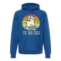 Boo Boo Crew Nurse Halloween Nurses Rn Ghost Cute Gift Premium Hoodie