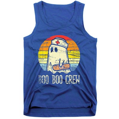 Boo Boo Crew Nurse Halloween Nurses Rn Ghost Cute Gift Tank Top