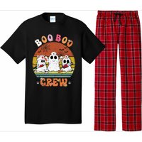 Boo Boo Crew Nurse Ghost Funny Halloween Costume Matching Pajama Set