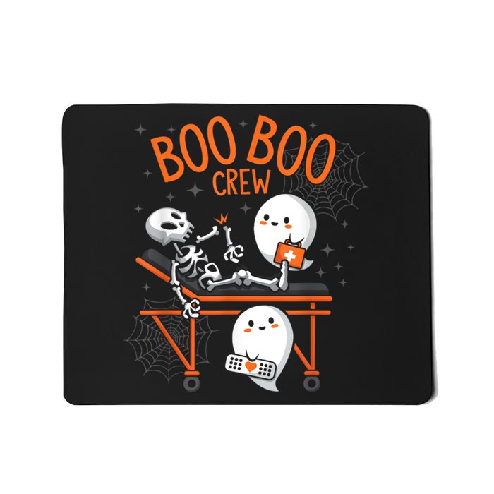 Boo Boo Crew Ghost Doctor Paramedic Emt Nurse Halloween Mousepad