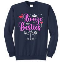 Booze Besties Cruise Vacation Girl Trip Weekend BFF Sweatshirt